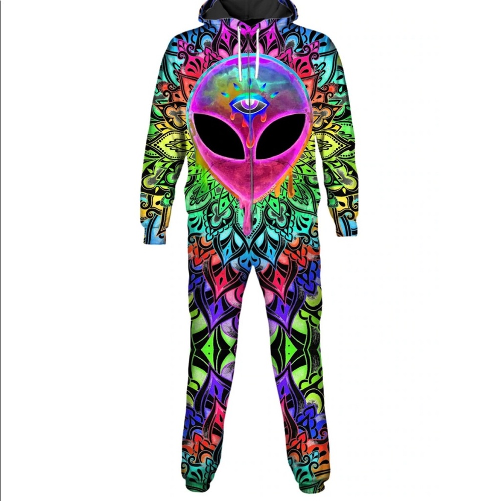 PSY ALIEN PINK ONESIE